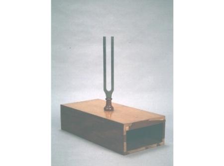 Diapason avec caisse de résonance