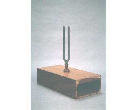 Diapason avec caisse de résonance